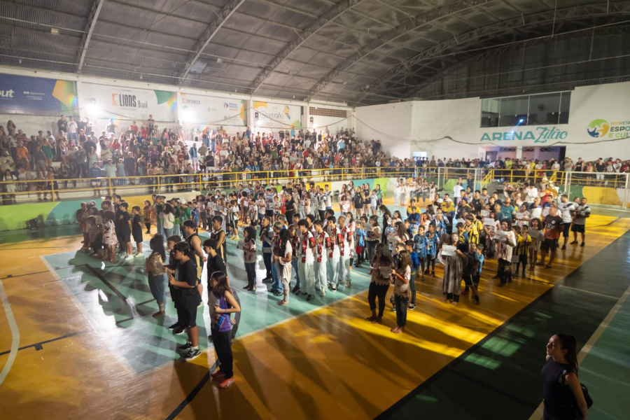 Abertura da Olimpíada de Verão 2025 em Salto de Pirapora