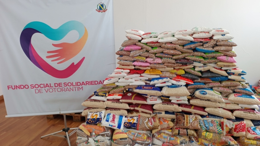 Fundo Social de Votorantim arrecada mais de meia tonelada de alimentos na final da Copa Sub-15